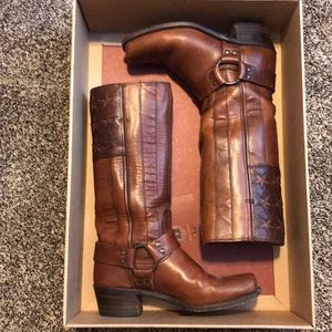Frye Harness Americana Tall Boot Brand New